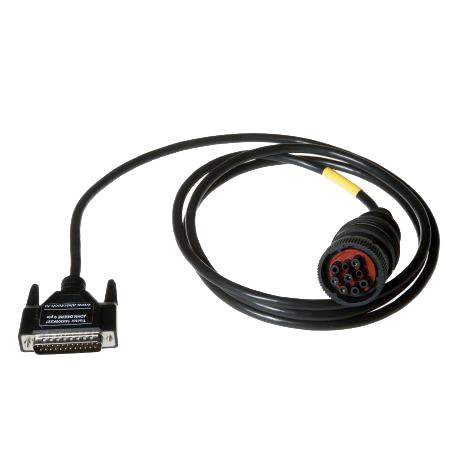 Alientech John Deere agricultural 9 pin cable displayed