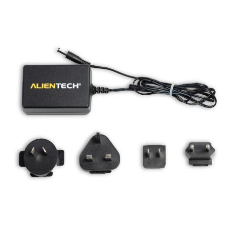 Alientech Power Supply KESS3 with adapters displayed